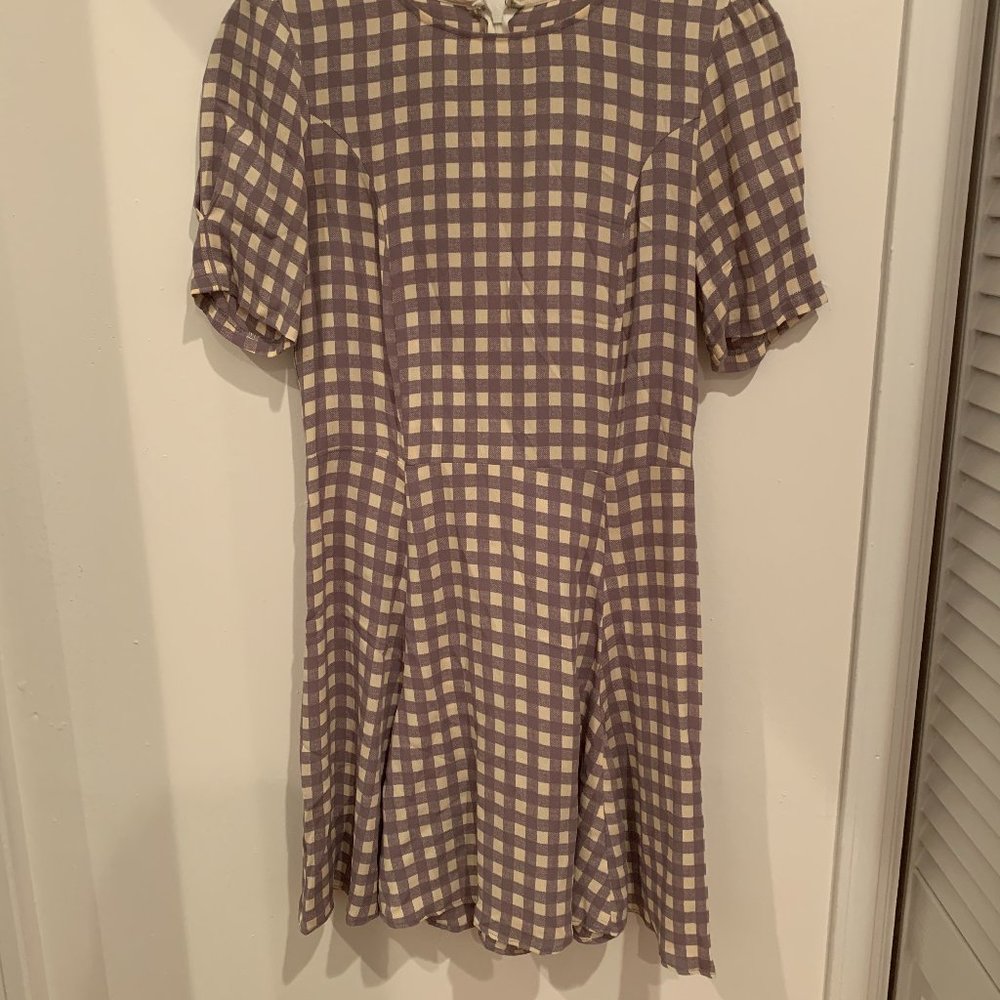 Reformation Mini Gingham Dress